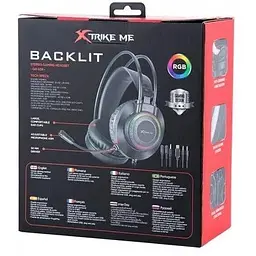 Навушники Xtrike Me Gaming RGB Backlight GH-509 000006788-up - мініатюра 2