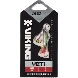 Балансир Viking Fishing Yeti Ice Jig 40mm 7.0g #2 Green Glam - мініатюра 2
