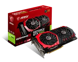 Відеокарта GeForce GTX 1060 3GB MSI Gaming X (GTX 1060 GAMING X 3G) Б/В
