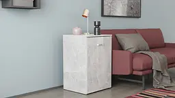Стіл-тумба трансформер Смарт 1 Ferrum-decor 750x1450x500 ДСП Бетон 16 мм (FRD-105073) - мініатюра 7