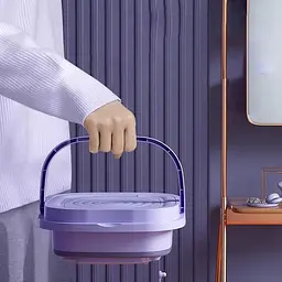 Портативна складна 6,5 літрова міні-пральна машина 643 • Folding Washing Machine пральна машина - мініатюра 6