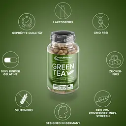 Натуральна добавка IronMaxx Green Tea130 капсул - мініатюра 3