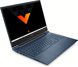 Ноутбук HP Victus 16-e0006ua 16.1FHD IPS 144Hz/AMD R7 5800H/16/1024F/NVD3050Ti-4/W10/Blue (4R8A3EA) - мініатюра 2