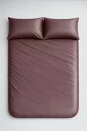 Комплект наволочок Ecotton 70х70 см із сатину 2 шт (арт. 16-1412 Stucco) коричневий (24749) - мініатюра 3