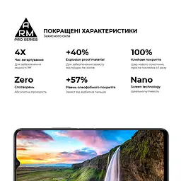 Захисне скло на VIVO Y51 з олеофобним покриттям, Pro, повне проклеювання, антистатичний і пиловідштовхуючий шар, 9H, самоклеючеся, 2.5D, на весь екран, антистатичний клей, ArmorStandart (ARM58166) - мініатюра 4