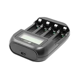 Зарядний пристрій для акумуляторів PowerPlant PP-UN4 (AA, AAA / input microUSB DC 5V/2A) (PP-UN4) - мініатюра 4