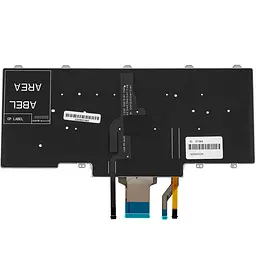 Клавіатура для ноутбука DELL (Latitude: E5450, E7450), rus, black, без фрейма, з підсвічуванням, з джойстиком