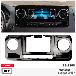 Перехідна рамка Mercedes-Benz Sprinter Carav 22-2169 - мініатюра 5