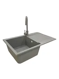 Кухонна мийка Adamant Horizon 780x495x230 сірий 1824296101504, Сірий - мініатюра 2
