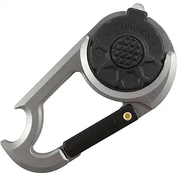 Брелок-карабін Munkees Carabiner Led with Bottle Opener New Grey (1012-1089-NEW-GY)