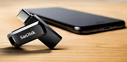 Накопичувач 64GB USB 3.1 Type-A + Type-C Ultra Dual Drive Go Чорний SanDisk teh0013409 - мініатюра 8