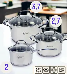 Набір посуду Rainstahl RS-CW 1616-06 - мініатюра 2