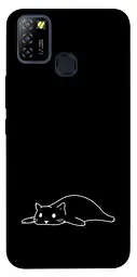 TPU чохол Demsky Lazy cat для Infinix Hot 10 Lite
