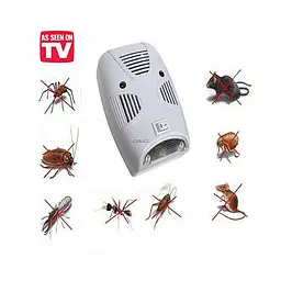Відлякувач електромагнітний мишей тарганів мух комарів Riddex Quad Pest Repelling Aid - мініатюра 2