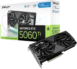 Відеокарта GeForce RTX 5060 Ti 16GB PNY Verto Dual OC (VCG5060T16DFXPB1-O)