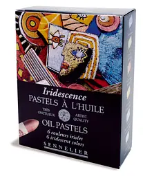 Набір олійної пастелі Sennelier Iridescence, 6 кольорів, картон - мініатюра 3