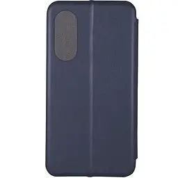 Шкіряний чохол-книжка Classy для Oppo A58 4G Темно-синій - мініатюра 2