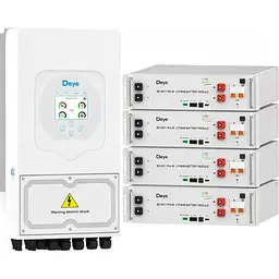 Система зберігання енергії Deye SUN-8K-SG05LP1-EU 8kW + 4 АКБ SE-G5.1 Pro-B 20.4 kWh (51.2V/100Ah/5120Wh) [159364]