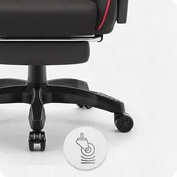 Крісло Cabro C501 Black-Red тканина - мініатюра 6
