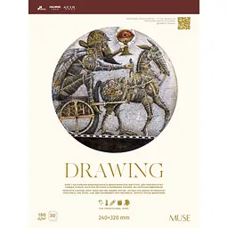 Блок Muse Drawing на склейці 24x32 см 30 аркушів в асортименті (PB-GB-030-083) - мініатюра 2