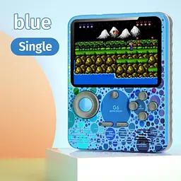 Ретро ігрова приставка SUP G6 Game Box Portable 500-games + Powerbank Blue [85276] - мініатюра 3