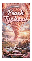 Шоколад чорний Lorizio з персиковою начинкою "PEACH TYPHOON" 200 г - мініатюра 2