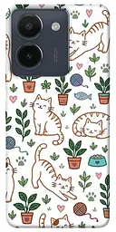 TPU чохол Demsky Cats pattern для Vivo Y36
