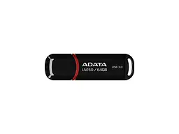 USB флеш накопичувач ADATA 64 GB UV150 Black USB 3.0 (AUV150-64G-RBK)