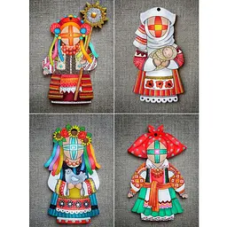 Набір фігурок для розфарбовування та прикрашання "Лялька-мотанка" Motanka-Doll8, 8 штук - мініатюра 8