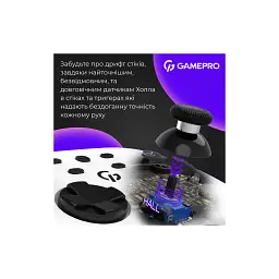 Геймпад GamePro GPX13W 2.4G/BT 5.1/USB/PC/iOS/Android RGB White (GPX13W) - мініатюра 4