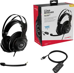 Гарнітура ігрова HyperX Cloud Revolver 3.5 мм/USB Black (HHSR1-AH-GM/G)