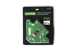 Магнітний фіксатор тримач для зварювання Apro 24 кг стріла з вимикачем - мініатюра 6