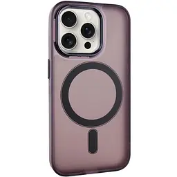 Чохол TPU+PC Lily with MagSafe для Apple iPhone 15 Pro (6.1) Dark Purple