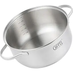 Каструля Gipfel Azalea зі скляною кришкою 2.5 л (51060) 
 - мініатюра 3