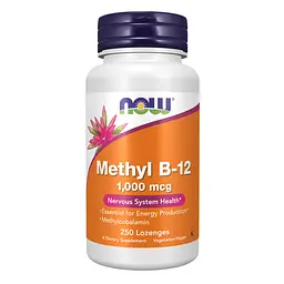 Вітамін B12 1000 мкг Now Foods (Methyl B-12) - 250 льодяників