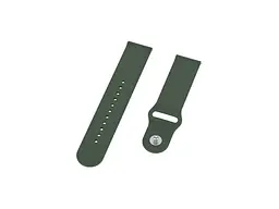 Ремінець BeCover Sport Band Khaki for Amazfit Bip / Amazfit Bip Lite / Amazfit Bip S Lite / Amazfit GTR 42mm / Amazfit GTS / Xiaomi TicWatch S2 / Xiaomi TicWatch E (706204) - мініатюра 3