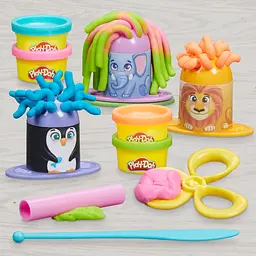 Набір для творчості Hasbro з масою для ліплення Play-Doh Grow and Style Animals (F8787) - мініатюра 6