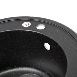 Кухонна мийка Lidz D510/200 BLM-14 (LIDZBLM14D510200), Чорний - мініатюра 5
