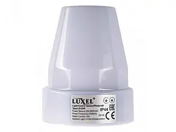 Датчик світла LUXEL 10А IP44, 5-50 LUX регульований (LS-02W)