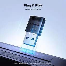 Bluetooth-адаптер Ugreen USB Bluetooth 5.4 CM748 Black (45134) - мініатюра 3