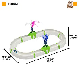 Іграшка для котів Ferplast Turbine Circuit 72,4x40,27x18,01 см 85100800 - мініатюра 2