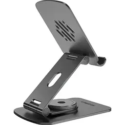 Підставка для смартфона Blueo Rotary Folding Dark Gray (P012-DGR) [129086] - мініатюра 2
