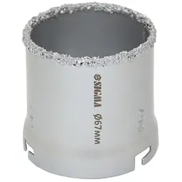Коронка кільцева Sigma з вольфрамовим напиленням 67 мм (1512151) - мініатюра 3