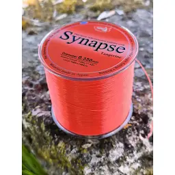 Волосінь Katran Synapse Tangerine 1000m (red-orange) 0.309mm 15.45lb/7.01kg - мініатюра 4