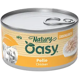 Вологий корм Oasy Cat Wet Natury для дорослих котів філе курки у соусі 85 г