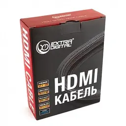 Кабель HDMI (M) - HDMI (M), 5 м, Black/Red Extradigital teh0020759 - мініатюра 5