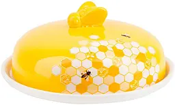 Блюдо керамічне "Sweet Honey" для млинців з кришкою Bona Ø23 см kuh0007947