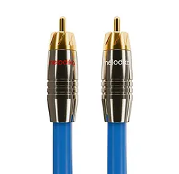 Міжблоковий кабель аналоговий інтерконнетект 2xRCA-2xRCA Melodika Sky Blue SB2-R15 Cable 1,5m - мініатюра 3