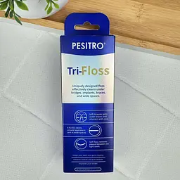 Зубна нитка Pesitro Tri-Floss 3 в 1 для імплантів, брекетів і мостів, 50 шт