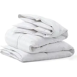Євро Сатинова ковдра Cosas 4 сезони 200х220 Snow білий (Quilt_200x220_DSeason_Viscose_StrSatin-White)